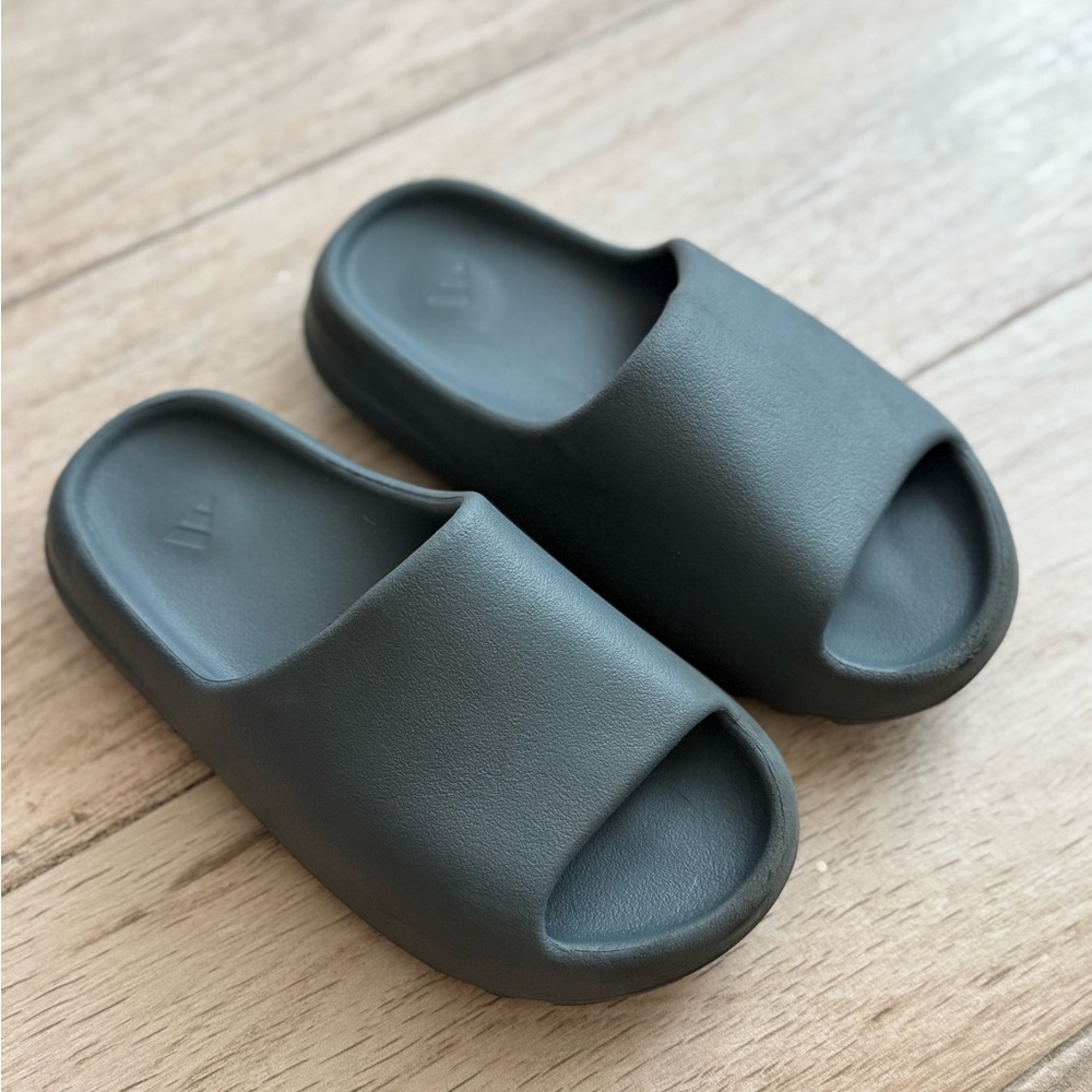 Adidas Charcoal Slide Sandals
